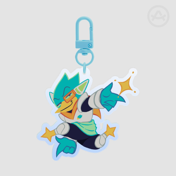 Berdly Clear Acrylic Keychain