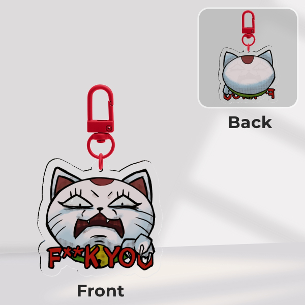[ Dan Da Dan ] Turbo Baba F Clear Acrylic Keychains
