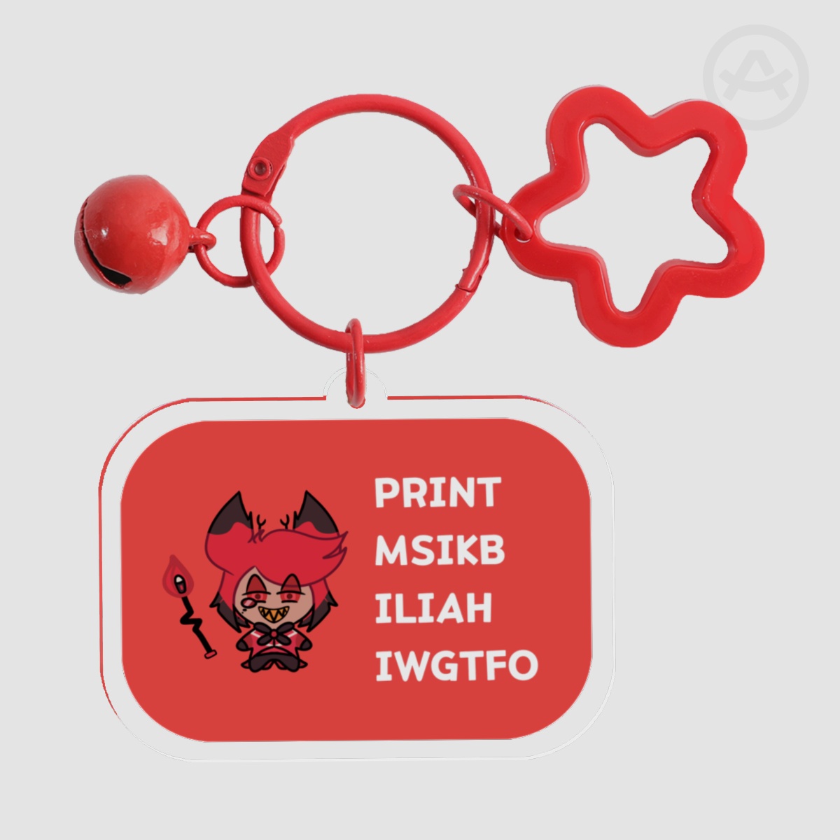 [Hazbin Hotel] Alastor "Please Rosie" Keychain