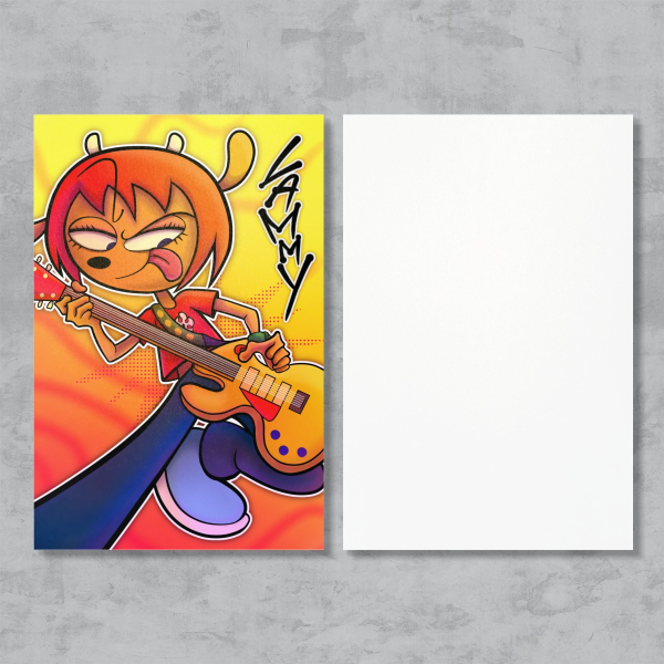 Um Jammer Lammy postcard