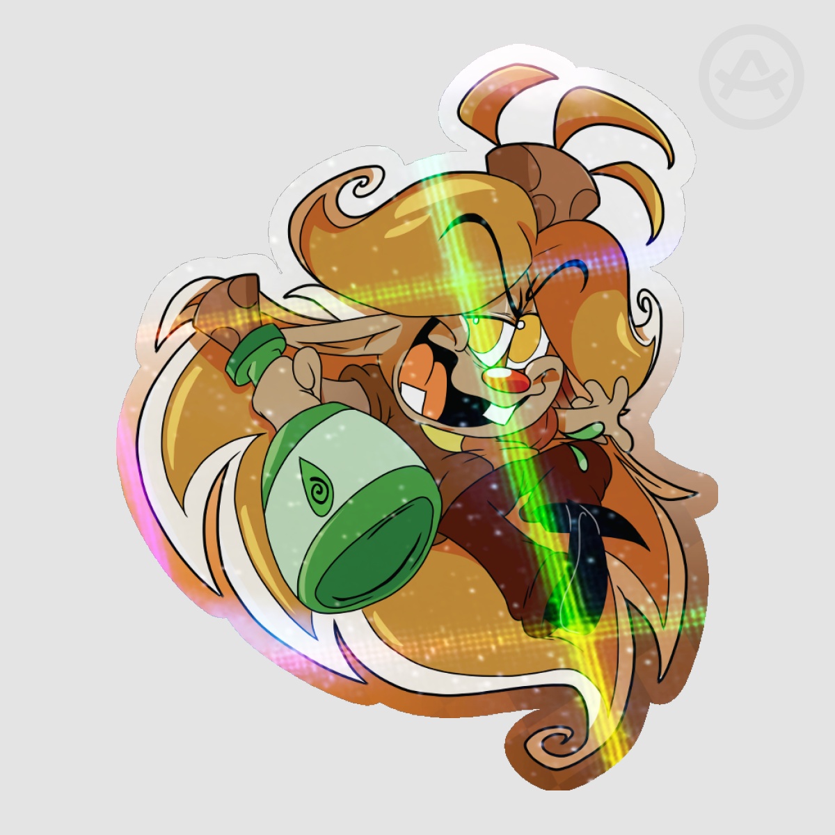 [SINKING ROAD] TIPSY STOLI: Die Cut Sticker