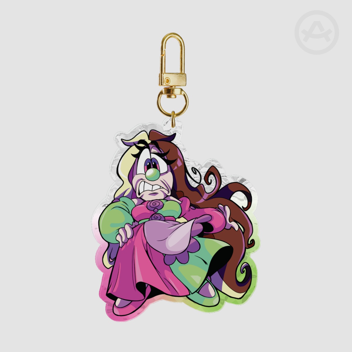 [SINKING ROAD] DOTTY DUETTE: Ripple Acrylic Keychain
