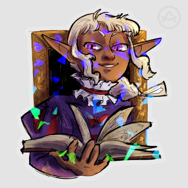 Dungeon Meshi Clear Sticker