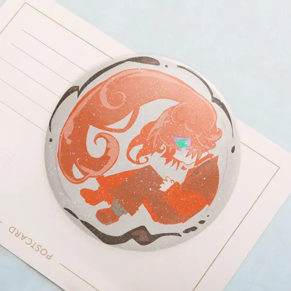 Vocaloid] Hatsune Miku “Bitter Choco Decoration” Pearlescent Round Badge (Button Pins)