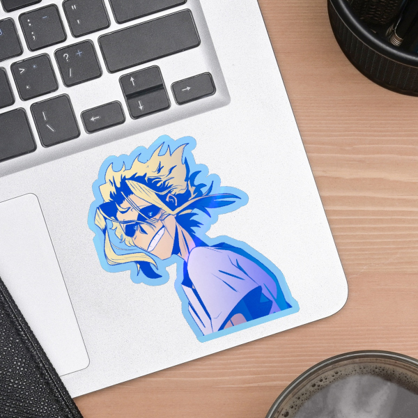 Smiling Toshi Sticker