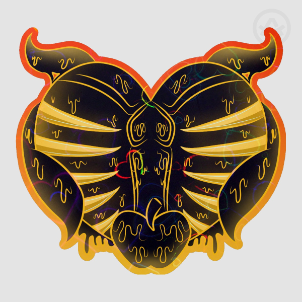 Shattered!Dream Ribs Sticker