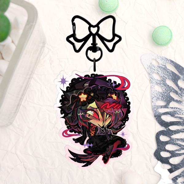 Helluva Boss - Gothic Lolita Octavia Acrylic Keychain