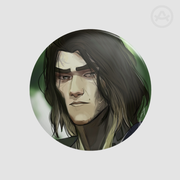 Arcane Commune Viktor Button Pin Badge