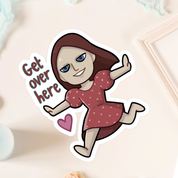 Ghost Girl Sticker