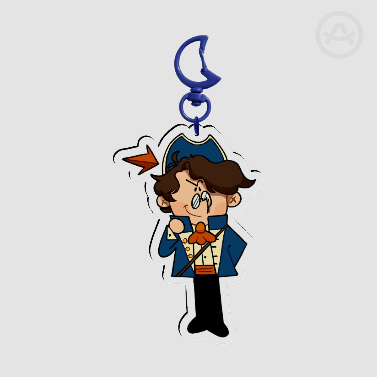 Lmanberg Wilbur Acylic Keychain