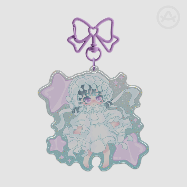 Alien Stage - Frills Sua - Epoxy Glitter Acrylic Keychain