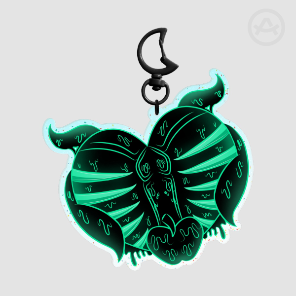 Nightmare Ribs Acrylic Keychain