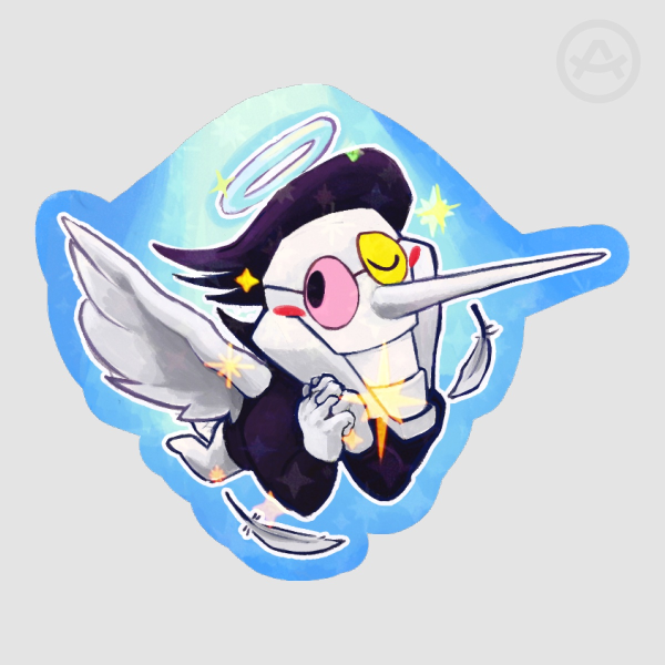 Angel Spamton Sticker