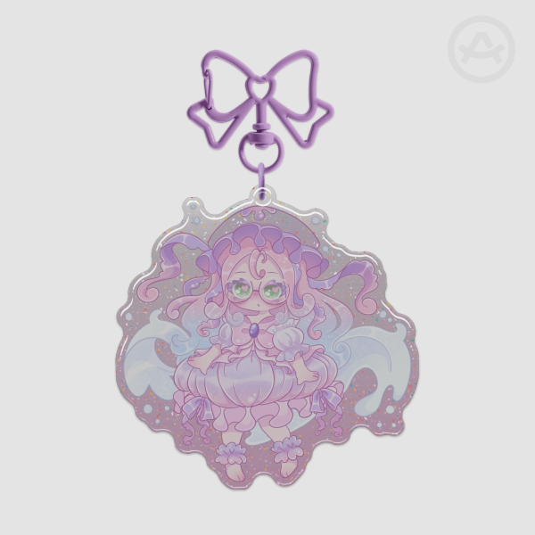 Alien Stage - Jellyfish Mizi - Epoxy Glitter Acrylic Keychain