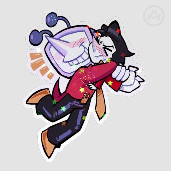 Chibi Spamtenna Hug Sticker