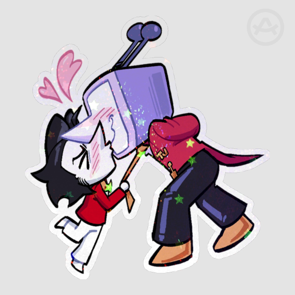 Chibi Spamtenna Kissy Sticker