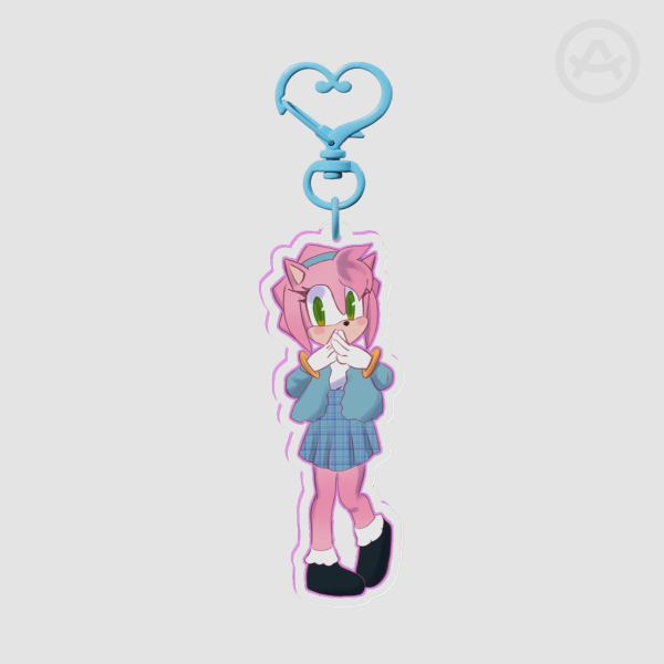 Amy Rose Cardigan Keychains