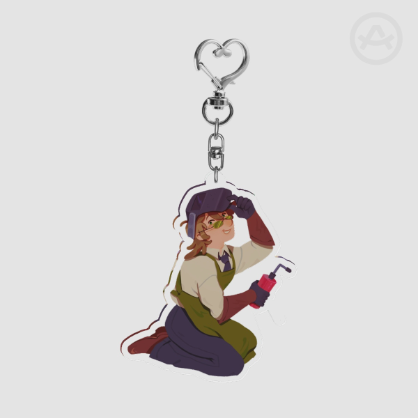 Fiddleford Clear Acrylic Keychain