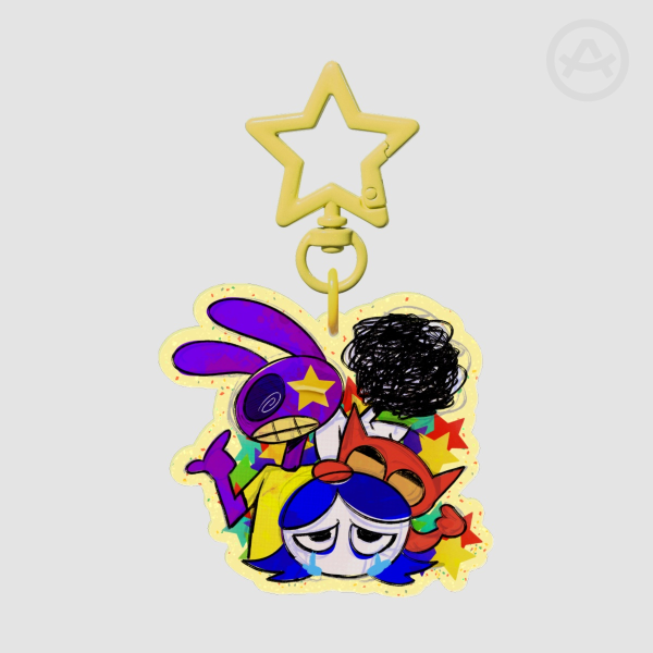 (OC) Nyx's Doodles Keychain (6in)