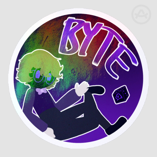 [OC] Byte Die-Cut Sticker