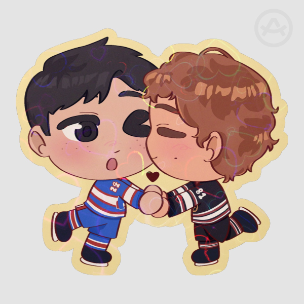 Hollanov Sticker (Holo heart)