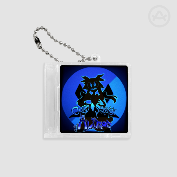 [ΆLITROS] "COLD◇SURFACE" Acrylic CD Keychain