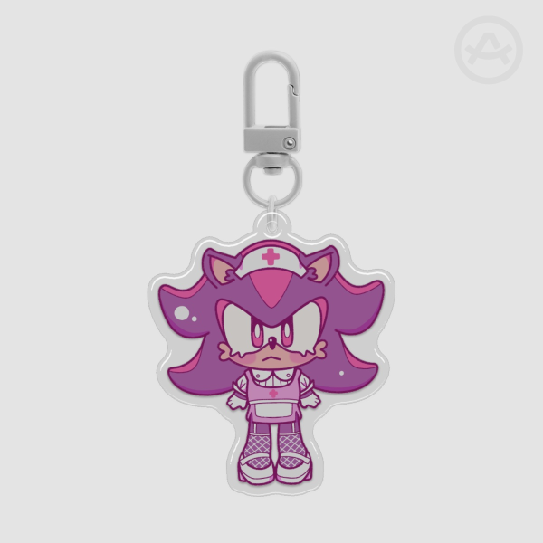 Dream Jobs - Nurse Shadow - Epoxy Keychain