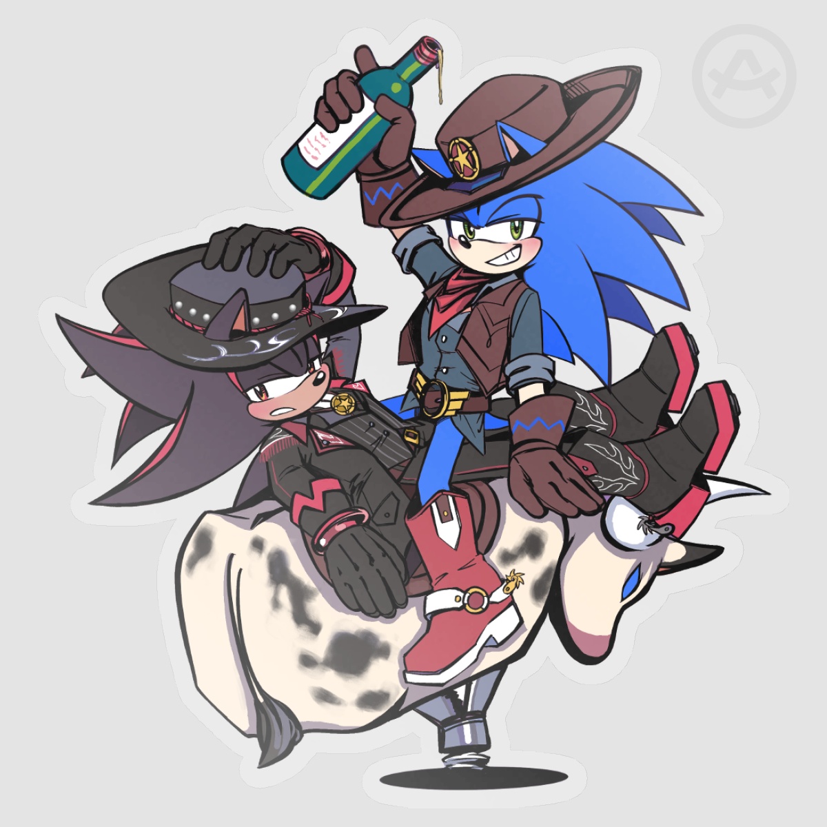 Cowboy Sonadow Sticker