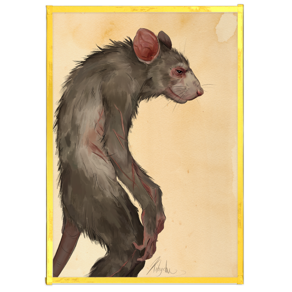 Gloomwood inspired Rat portrait