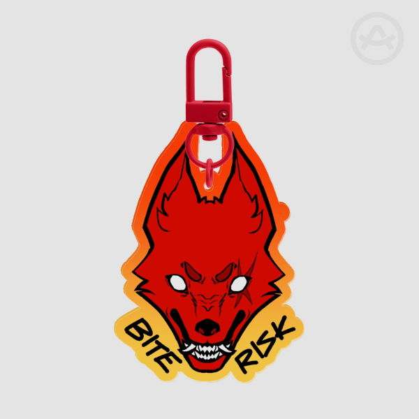 BITE RISK Keychain