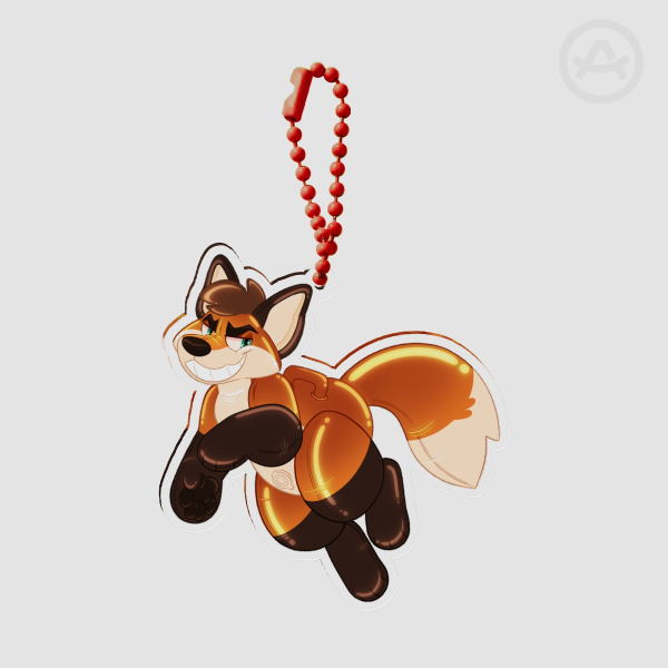 🌻 Pool Toy Pals [Fox] | Keychain!
