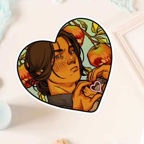 Abigail Marston heart STICKER (RDR2)