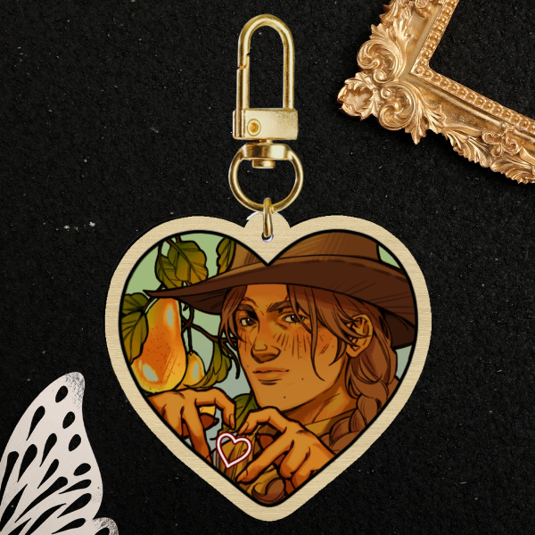 Sadie Adler WOOD KEYCHAIN (RDR2)