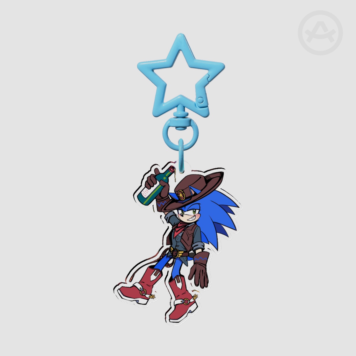 Sheriff Sonic Keychain