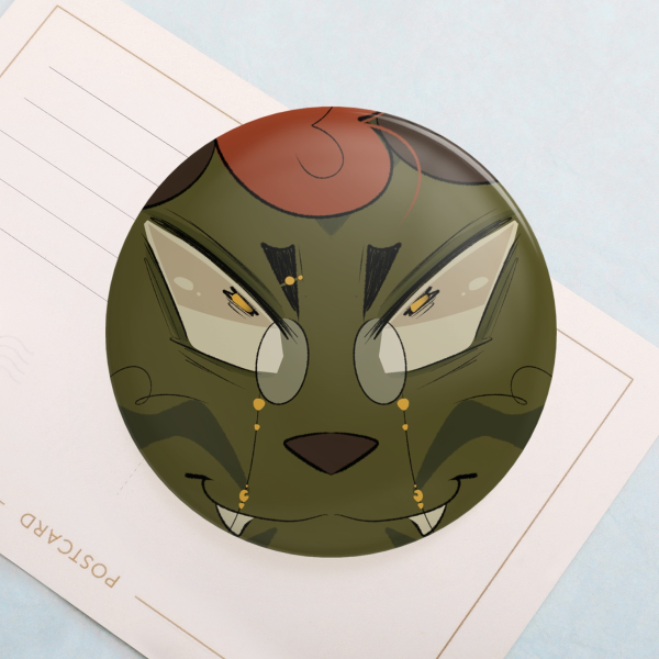 Fern (Round Button Pin)