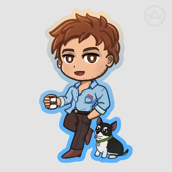 [Dispatch] Robert Robertson & Beef Soft Touch Sticker