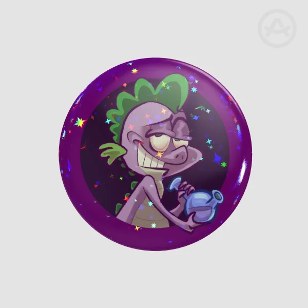 Spike button pin
