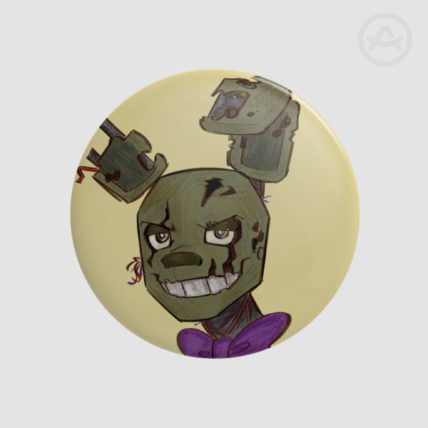 Springtrap Round Badges (Button Pins)