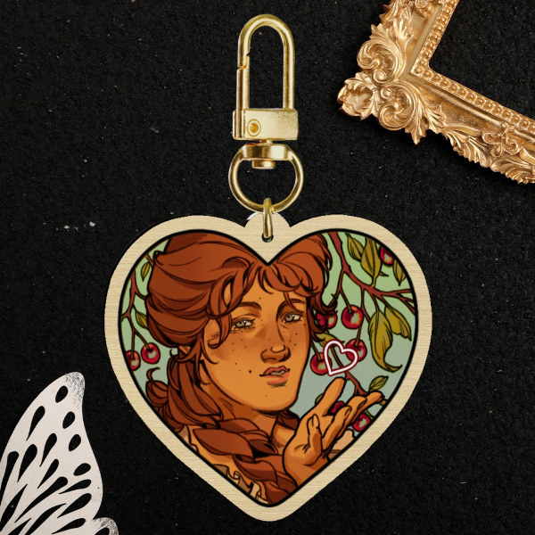 Mary-Beth Gaskill WOOD KEYCHAIN (RDR2)