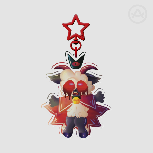 The Lamb: Cult of the Lamb Keychain