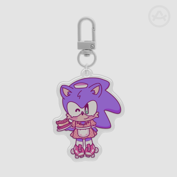 Dream Jobs - Server Sonic - Epoxy Keychain