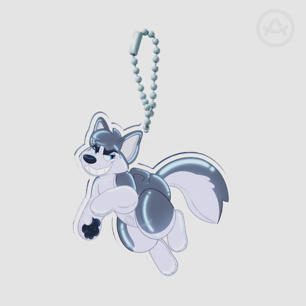 🌻 Pool Toy Pals [Husky] | Keychain!