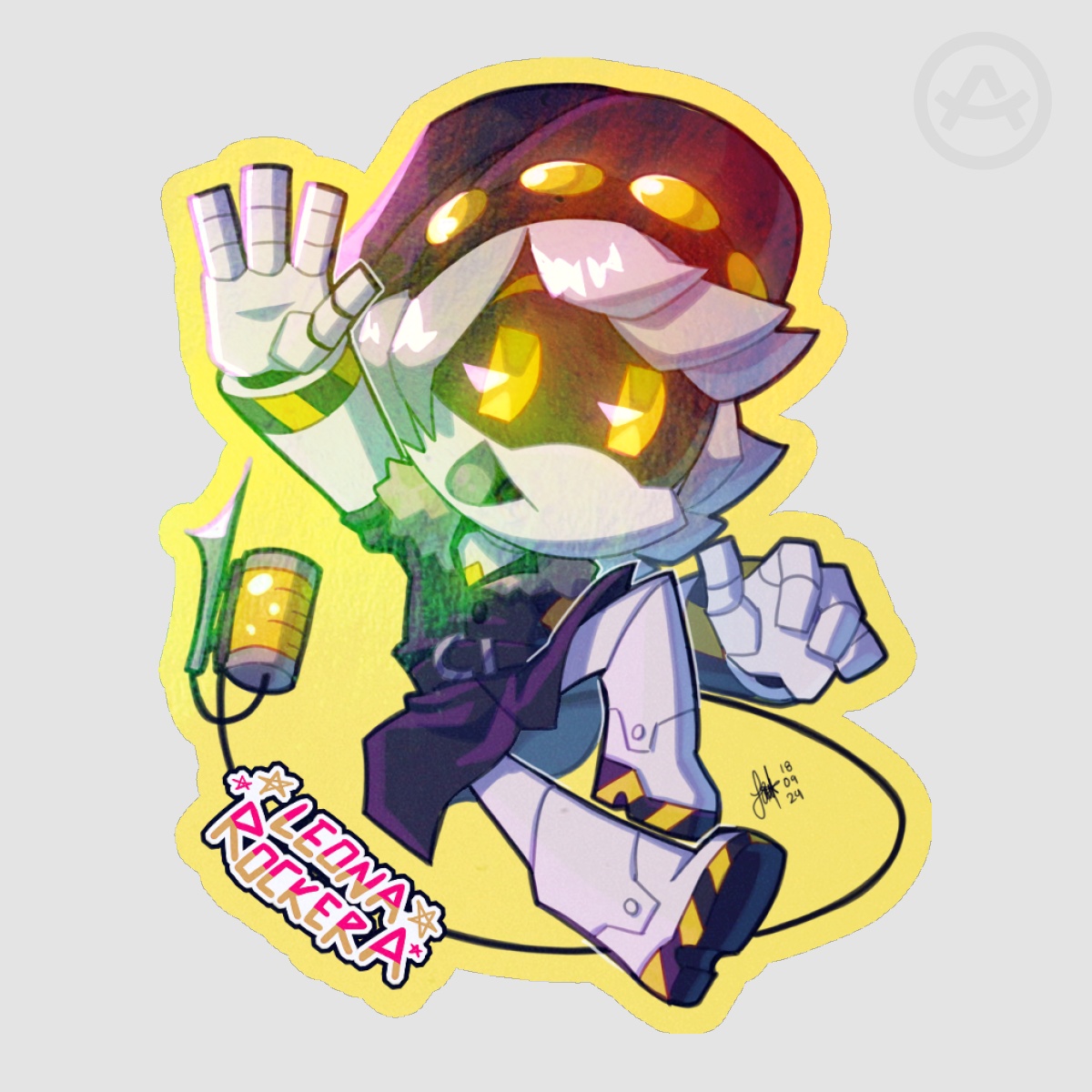 Serial Designation N Sticker