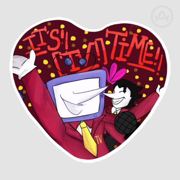 Spamton and Tenna sticker