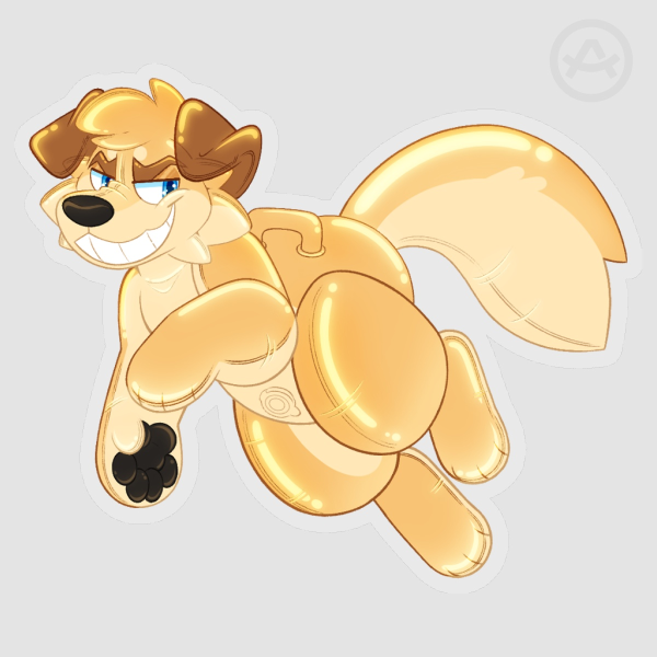 🌻 Pool Toy Pals [Retriever] | Sticker!