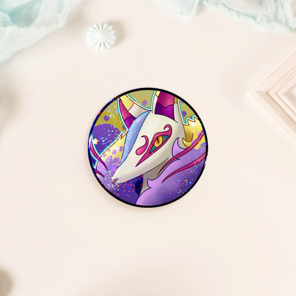 Kyubi Pinback Button
