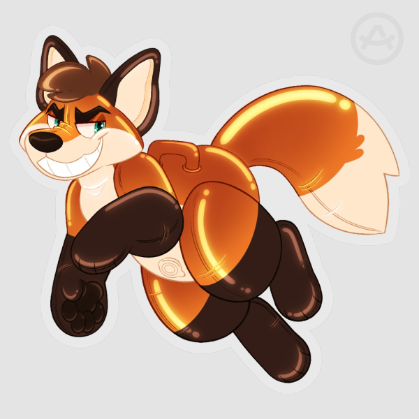 🌻 Pool Toy Pals [Fox] | Sticker!