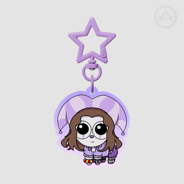 [OC] Lilac YIPPEE Clear Acrylic Keychain