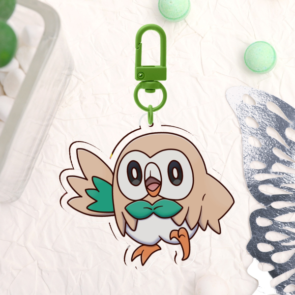 Rowlet (Acrylic Keychains)
