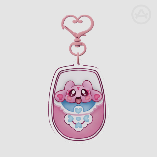 Mipple - CureWhite Keychain